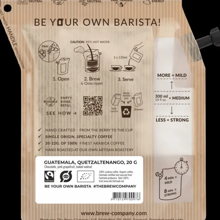 Guatemala 2 Cups Coffee, Medium Roast - Frystorkad Mat - Guatemala 2 Cups Coffee, Medium Roast