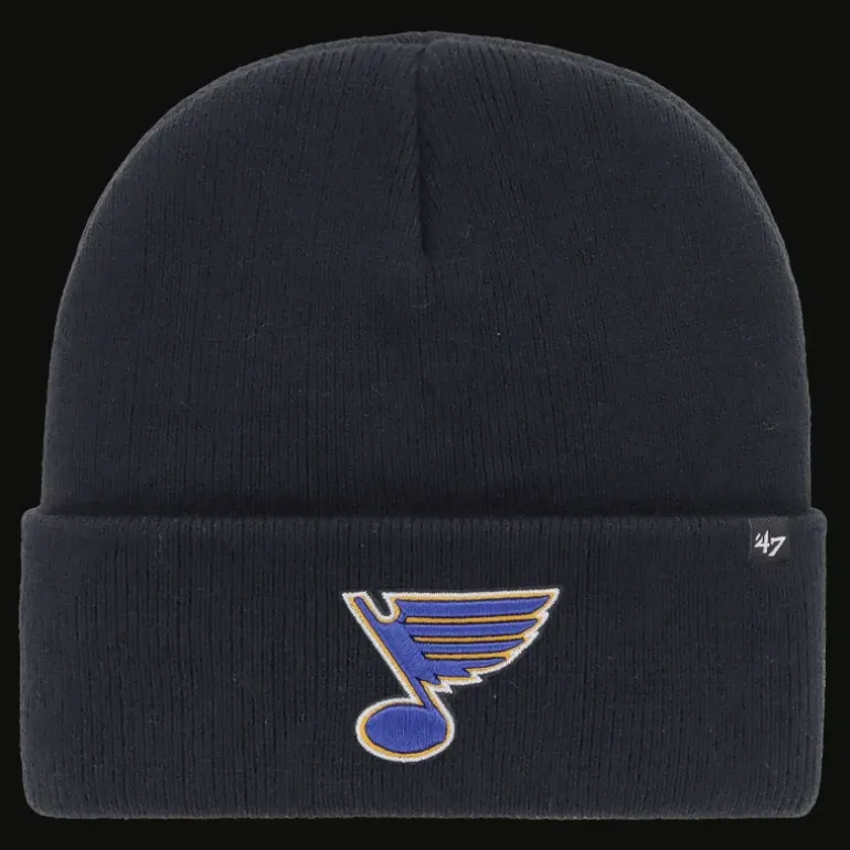 Haymaker 47 Cuff Knit Beanie Blues - 24/25, supportermössa, unisex - NHL-Produkter - Haymaker 47 Cuff Knit Beanie Blues - 24/25, supportermössa, unisex