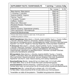Hemocharged (Fruit Punch (340g), pre-workout-pulver - Pre-Workout - Hemocharged (Fruit Punch (340g), pre-workout-pulver