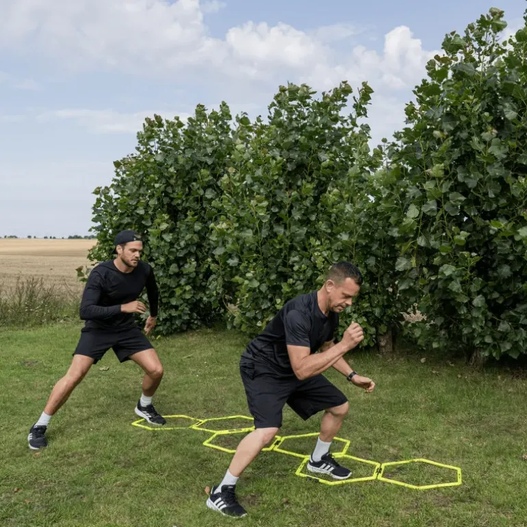 Hexagon Speed & Agility Ladder, smidighetsstege - Core-Träning - Hexagon Speed & Agility Ladder, smidighetsstege