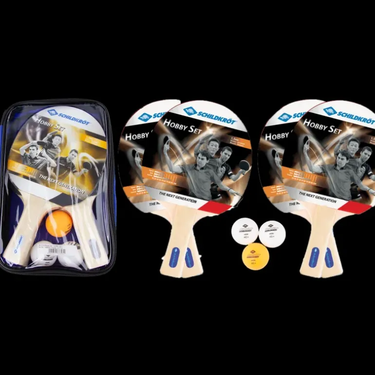 Hobby Set 4- Player 2-star, bordtennisset - Bordtennisracketar - Hobby Set 4- Player 2-star, bordtennisset