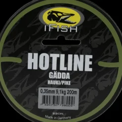Hot Line, Gädda 200m 0,35mm - Fiskelina- & Tafs - Hot Line, Gädda 200m 0,35mm