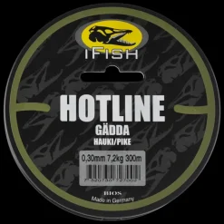 Hot Line, Gädda 200m 0,35mm - Fiskelina- & Tafs - Hot Line, Gädda 200m 0,35mm