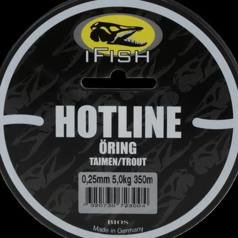 Hot Line, Öring 350m 0,25mm - Fiskelina- & Tafs - Hot Line, Öring 350m 0,25mm