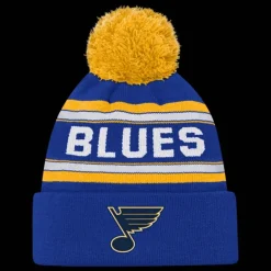 Jacquared Cuffed Knit Pom, mössa, junior - NHL-Produkter - Jacquared Cuffed Knit Pom, mössa, junior