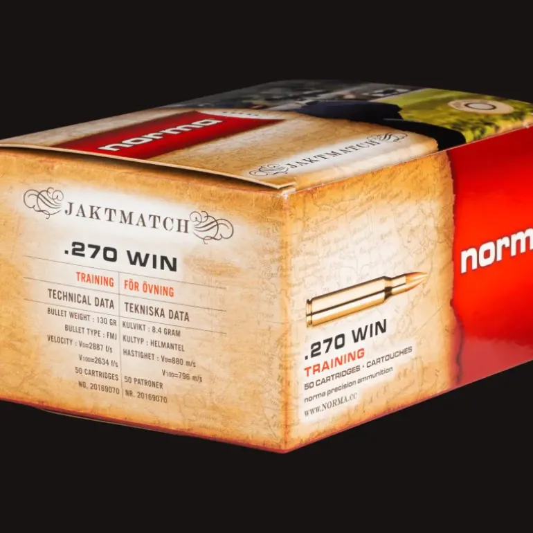 Jaktmatch 270 Win 130gr / 8,4g, gevärsammunition - Kula - Jaktmatch 270 Win 130gr / 8,4g, gevärsammunition