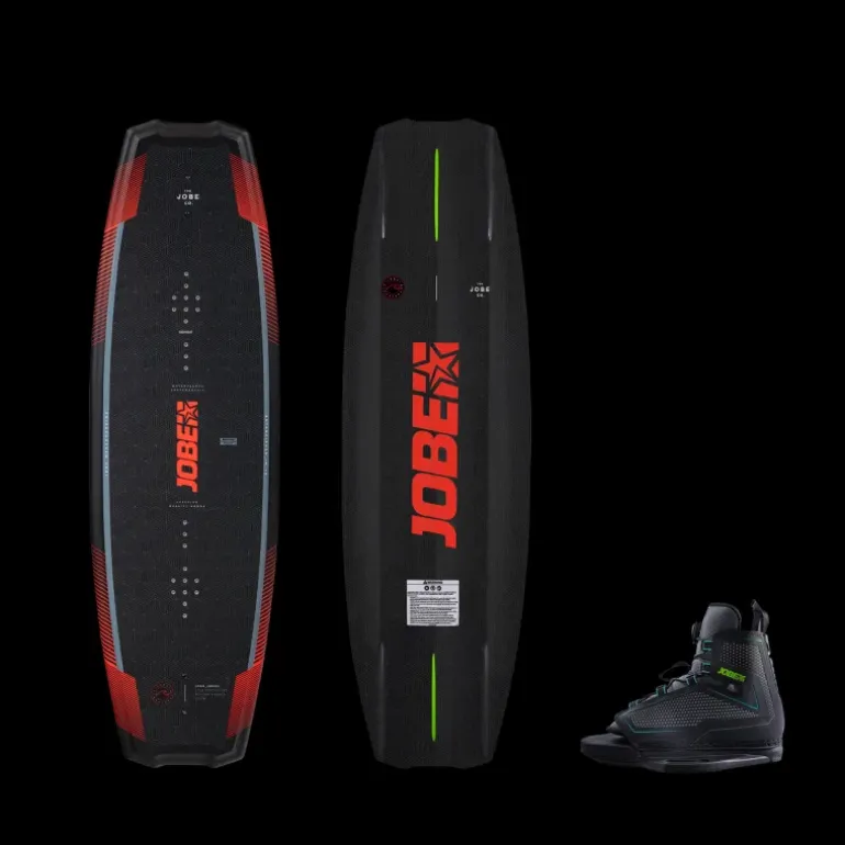 Jobe Logo Wakeboard 138 & Maze Bindings Set, wakeboard unisex - Wakeboard - Jobe Logo Wakeboard 138 & Maze Bindings Set, wakeboard unisex