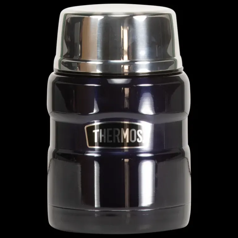 King Stainless Steel Vakuum Food Jar Dark Blue 470 Ml, mattermos - Termos - King Stainless Steel Vakuum Food Jar Dark Blue 470 Ml, mattermos