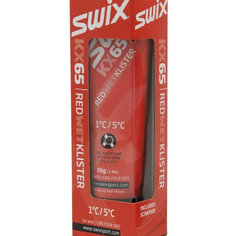 Klister KX65 Red 1C to 5C 24/25, 1°C till 5°C rött klister - Fästvalla - Klister KX65 Red 1C to 5C 24/25, 1°C till 5°C rött klister
