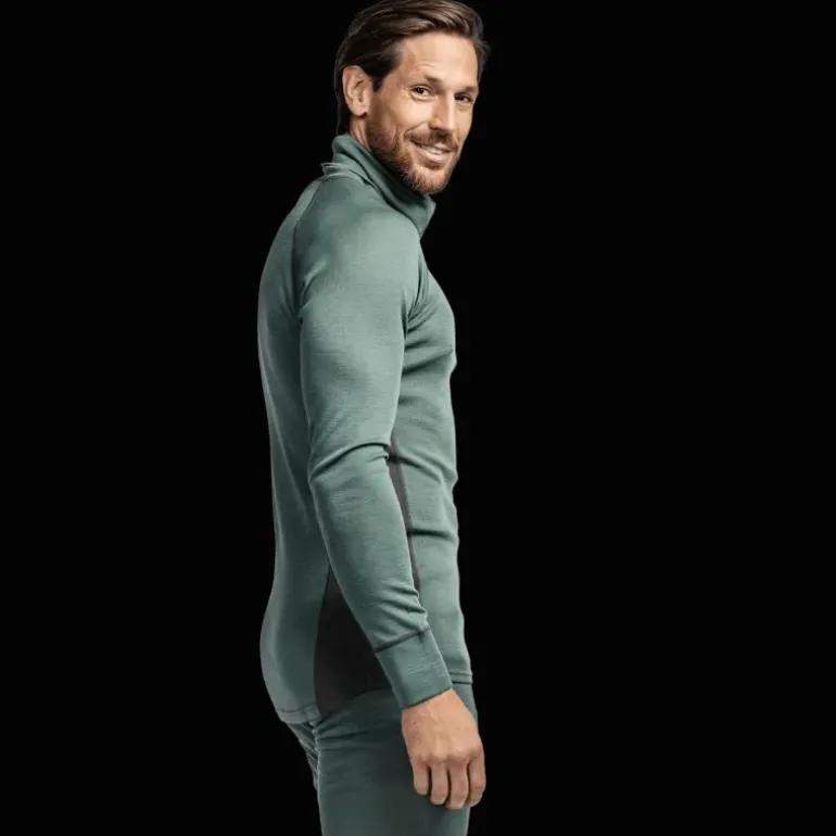 Laajias Merino Wool Polo Zip, ulltröja, herr - Överdelar Ull Herr - Laajias Merino Wool Polo Zip, ulltröja, herr