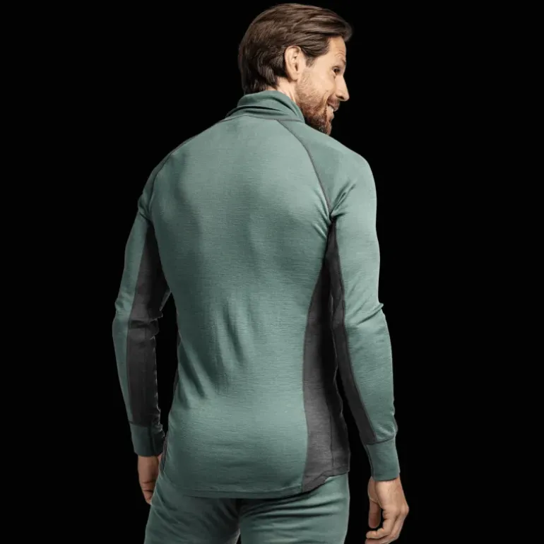 Laajias Merino Wool Polo Zip, ulltröja, herr - Överdelar Ull Herr - Laajias Merino Wool Polo Zip, ulltröja, herr
