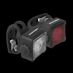 LS 260-Squareline 4 LED Set, USB-laddbart lampset - Cykellampor - LS 260-Squareline 4 LED Set, USB-laddbart lampset