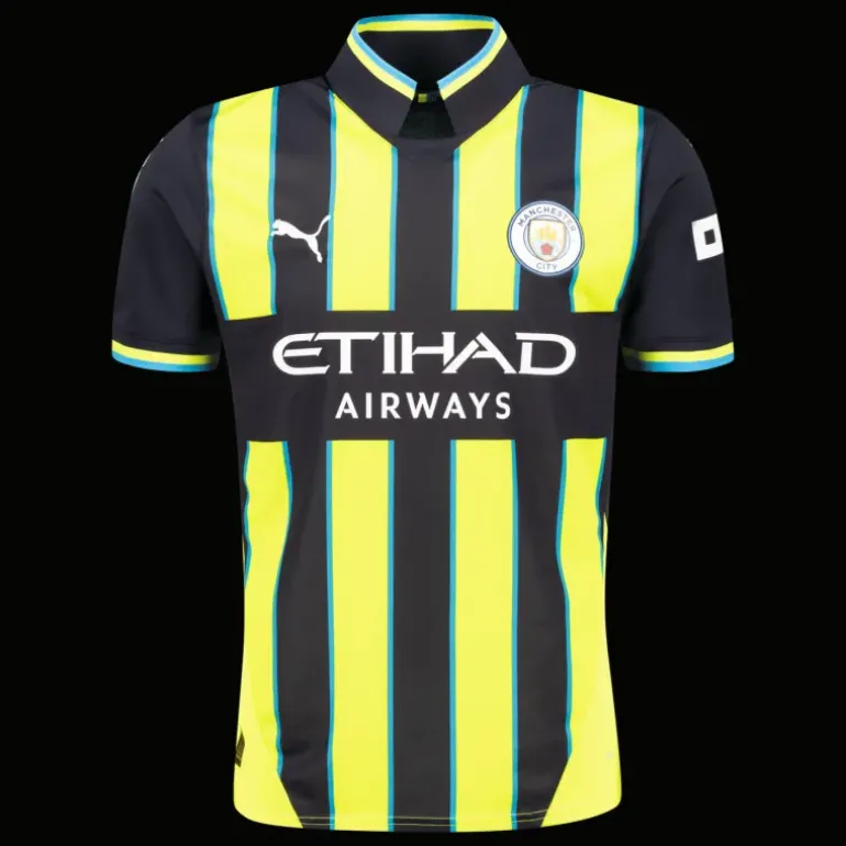 Manchester City Away Jersey Replica 24/25, fotbollsdräkt, unisex - Premier League - Manchester City Away Jersey Replica 24/25, fotbollsdräkt, unisex