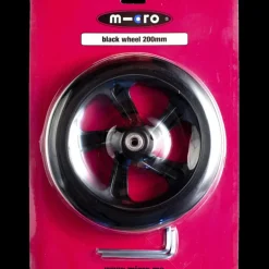 Micro wheel 200 mm (Black) - Tillbehör till sparkcykel - Micro wheel 200 mm (Black)
