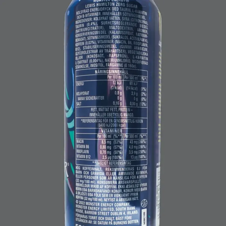 Monster Energy Lewis Hamilton, energidryck - Energidryck - Monster Energy Lewis Hamilton, energidryck