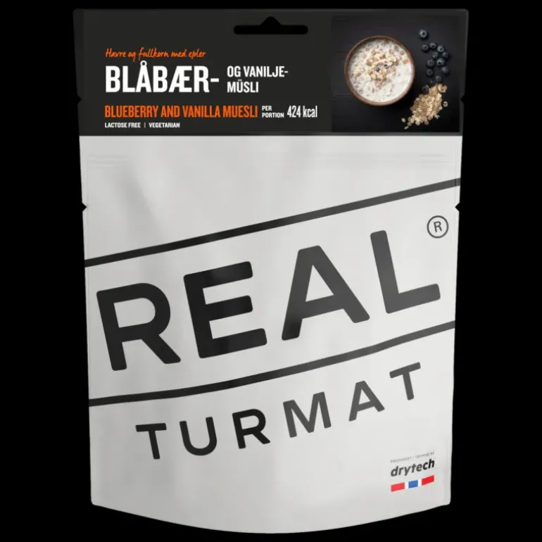 Müsli med blåbär och vanilj, turmat - Frystorkad Mat - Müsli med blåbär och vanilj, turmat