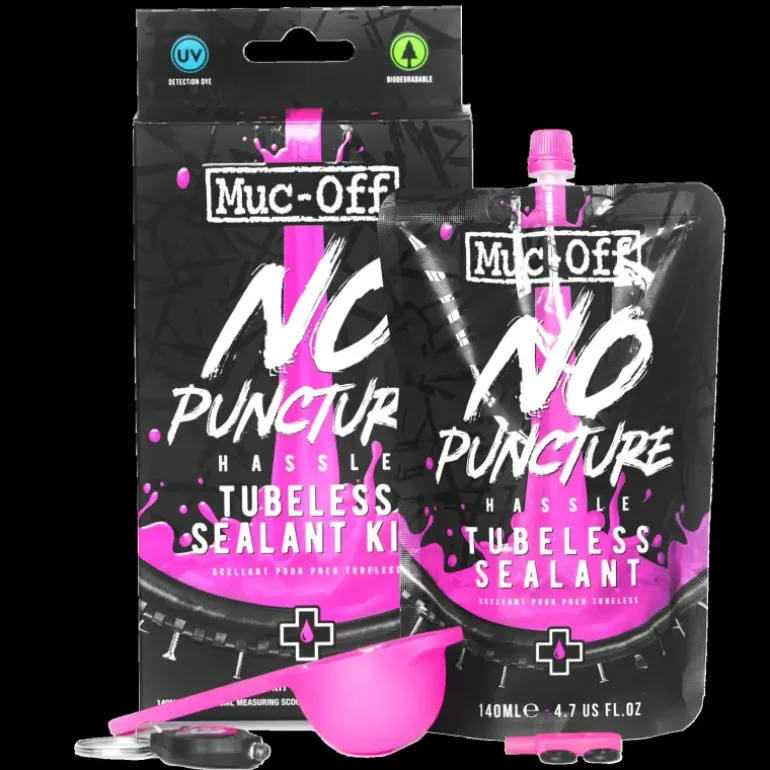 Muc-off No puncture tubless sealent kit - Tillbehör till hjul, däck & slang - Muc-off No puncture tubless sealent kit