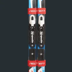 Nanogrip Tiger 110cm blue + Basic, juniorskida - Klassisk - Nanogrip Tiger 110cm blue + Basic, juniorskida