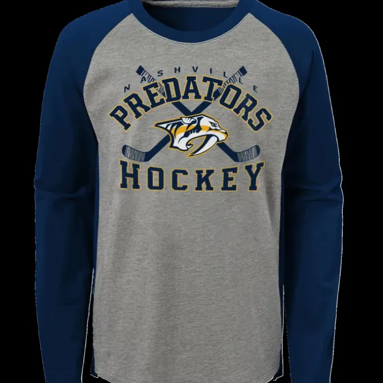 NHL Intent LS Raglan Tee 19 JR - NHL-Produkter - NHL Intent LS Raglan Tee 19 JR