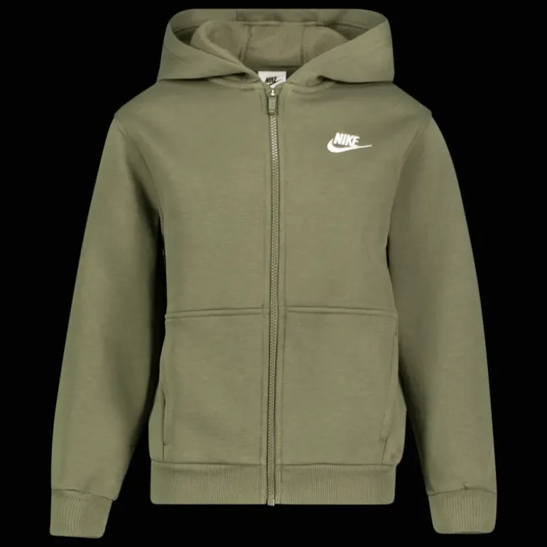 Nike Club Fleece Big Kids' Full-Zip, huvjacka, junior - Fritidströjor - Nike Club Fleece Big Kids' Full-Zip, huvjacka, junior
