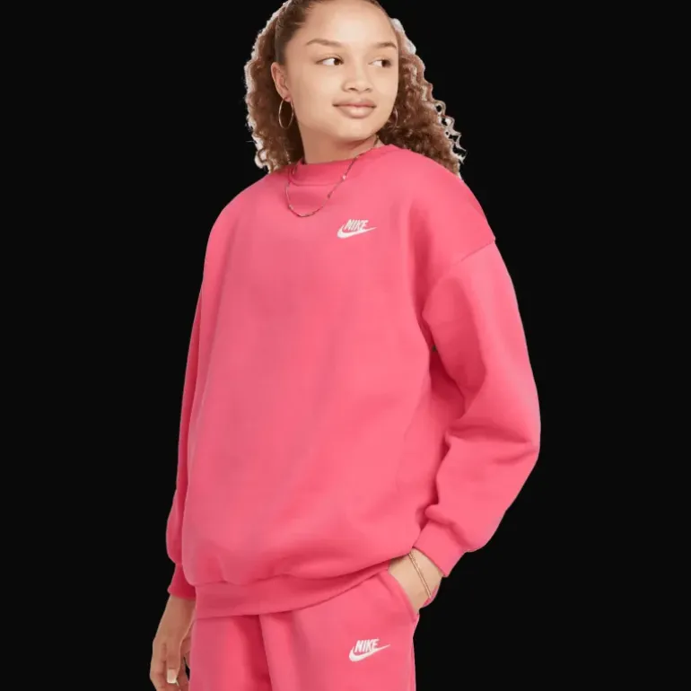 Nike Sportswear Club Fleece, collegetröja, junior - Fritidströjor - Nike Sportswear Club Fleece, collegetröja, junior