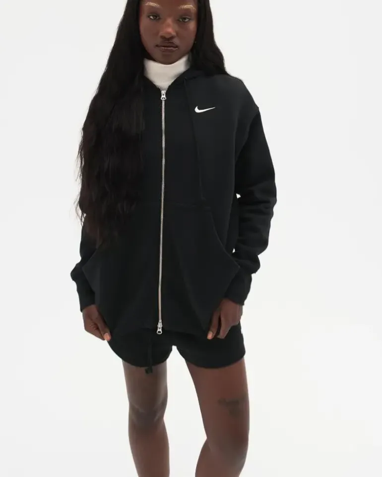 Nike Sportswear Phoenix Fleece, huvjacka, dam - Fritidströjor - Nike Sportswear Phoenix Fleece, huvjacka, dam