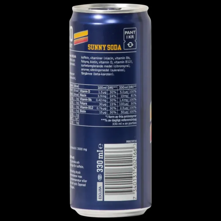 Nocco Bcaa Sunny Soda - Energidryck - Nocco Bcaa Sunny Soda
