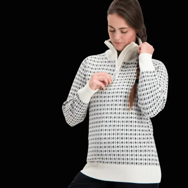 Nordishavet Wool Zip Sweater, ulltröja, dam - Ulltröjor - Nordishavet Wool Zip Sweater, ulltröja, dam