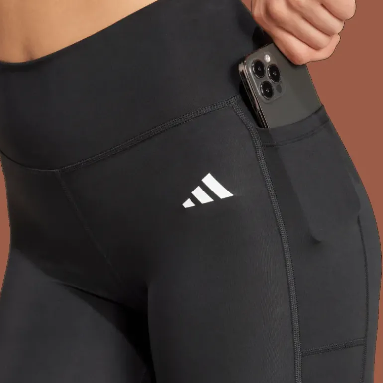 Optime Essentials Stash Pocket Full-Length Tights, träningstights, dam - Träningstights - Optime Essentials Stash Pocket Full-Length Tights, träningstights, dam