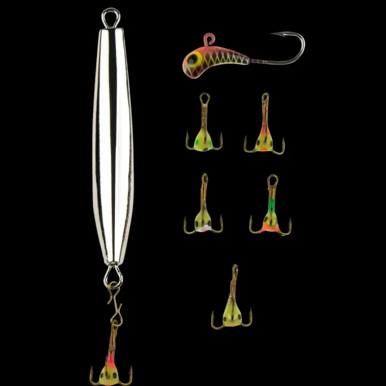 Perch L icefishing lure pack, drag för isfiske efter abborre - Pimpeldrag - Perch L icefishing lure pack, drag för isfiske efter abborre