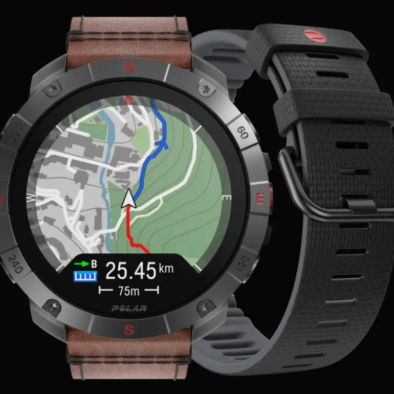 Polar Grit X2 Pro Titanium, smartklocka, multisportklocka - Pulsklocka - Polar Grit X2 Pro Titanium, smartklocka, multisportklocka