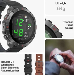 Polar Grit X2 Pro Titanium, smartklocka, multisportklocka - Pulsklocka - Polar Grit X2 Pro Titanium, smartklocka, multisportklocka