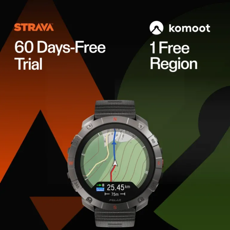 Polar Grit X2 Pro Titanium, smartklocka, multisportklocka - Pulsklocka - Polar Grit X2 Pro Titanium, smartklocka, multisportklocka