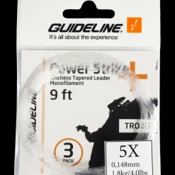 Power Strike 9' 3-pack 5x, tafs - Fluglina - Power Strike 9' 3-pack 5x, tafs