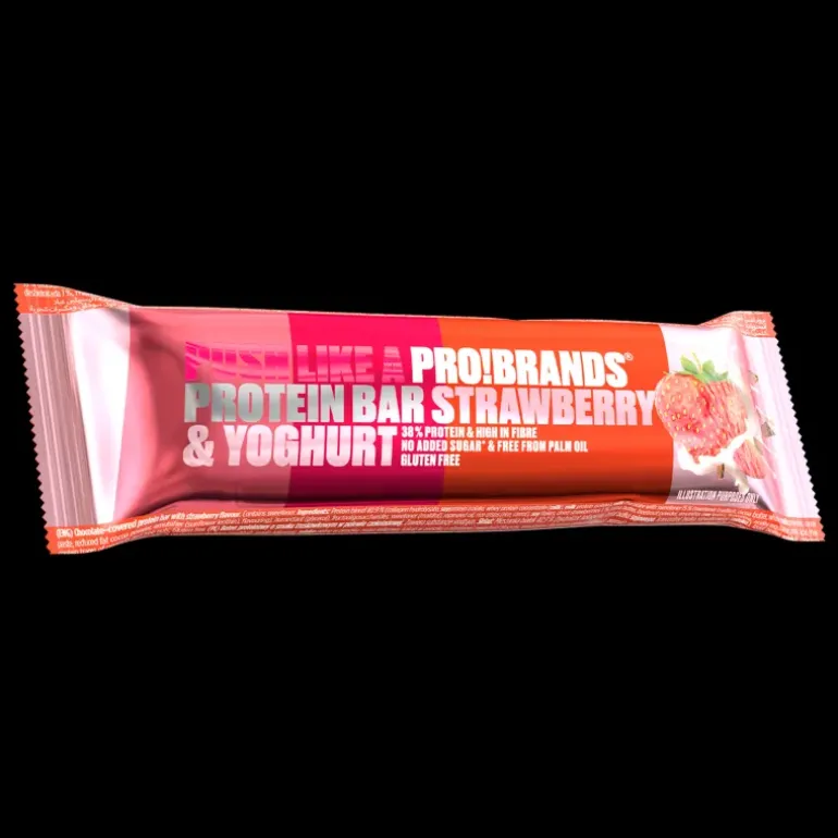 Protein Bar Strawberry & Yoghurt, proteinbar - Proteinbars - Protein Bar Strawberry & Yoghurt, proteinbar