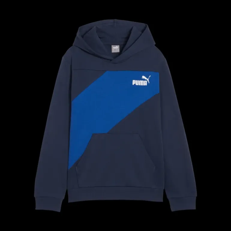 Puma Power Colorblock Hoodie TR B, hoodie junior - Fritidströjor - Puma Power Colorblock Hoodie TR B, hoodie junior