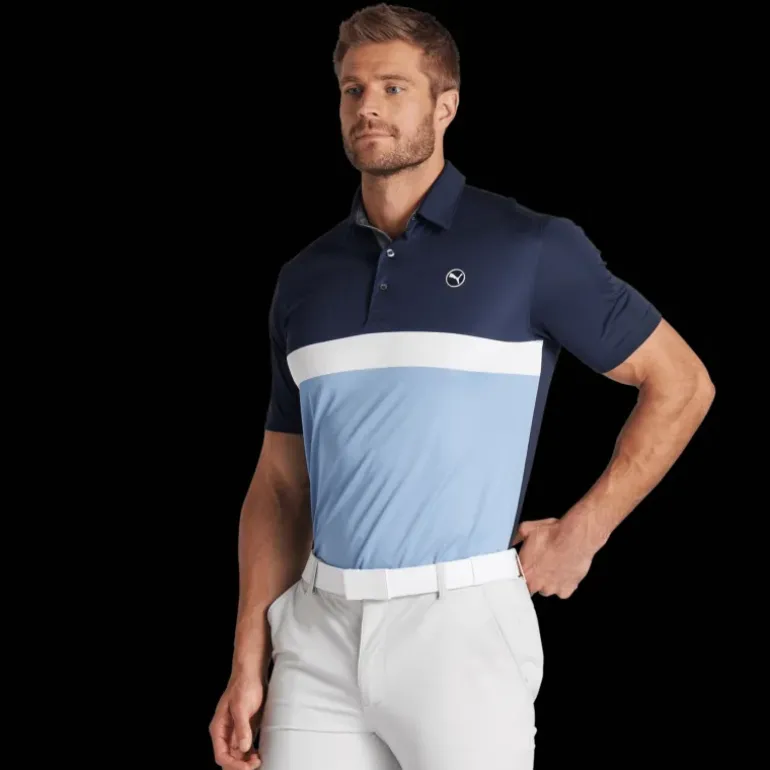 Pure Colorblock Polo, pikétröja, golf, herr - Golfpikeer - Pure Colorblock Polo, pikétröja, golf, herr
