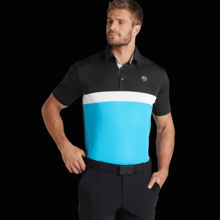 Pure Colorblock Polo, pikétröja, golf, herr - Golfpikeer - Pure Colorblock Polo, pikétröja, golf, herr