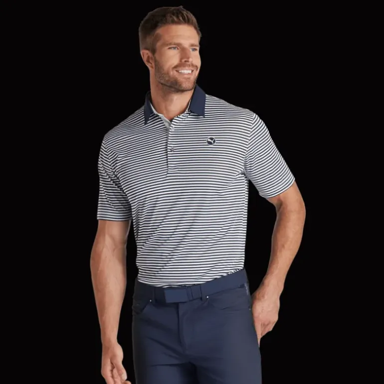 Pure Stripe Polo, pikétröja, golf, herr - Golfpikeer - Pure Stripe Polo, pikétröja, golf, herr