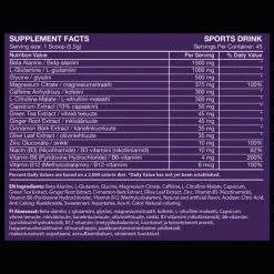 Purple Burn Pwo, Purple Punch , 250g - Pre-Workout - Purple Burn Pwo, Purple Punch , 250g