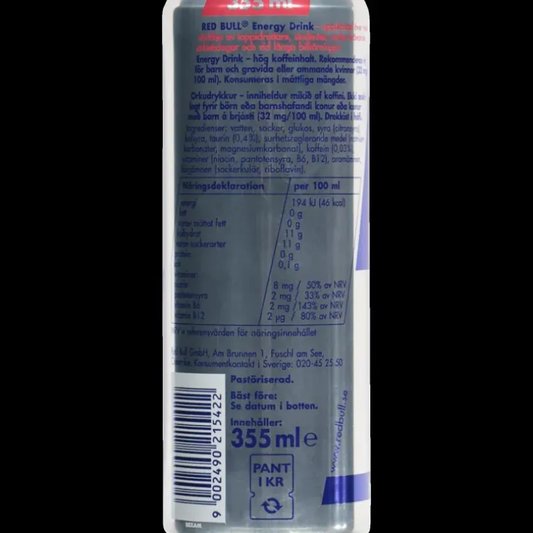 Red Bull Energy Drink 355ml, energidryck - Energidryck - Red Bull Energy Drink 355ml, energidryck