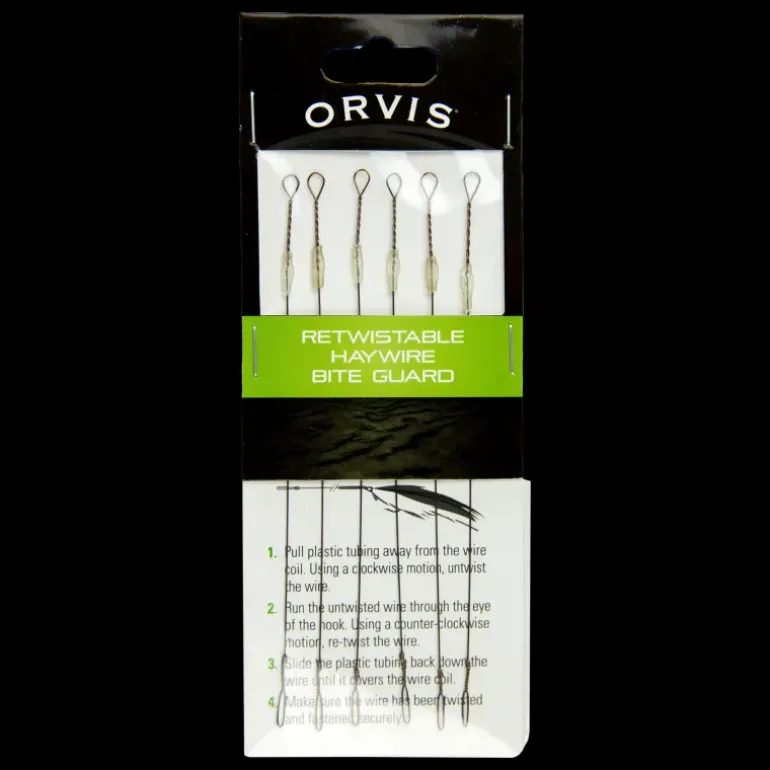 RETWISTABLE HAYWIRE BITE GUARD 8'' 38lb (20cm - Fluglina - RETWISTABLE HAYWIRE BITE GUARD 8'' 38lb (20cm