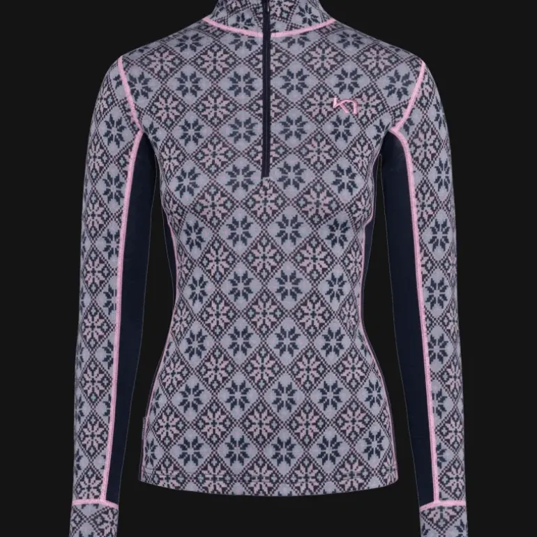 Rose Half Zip, ulltröja, dam - Överdelar Ull Dam - Rose Half Zip, ulltröja, dam