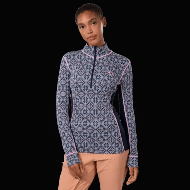 Rose Half Zip, ulltröja, dam - Överdelar Ull Dam - Rose Half Zip, ulltröja, dam
