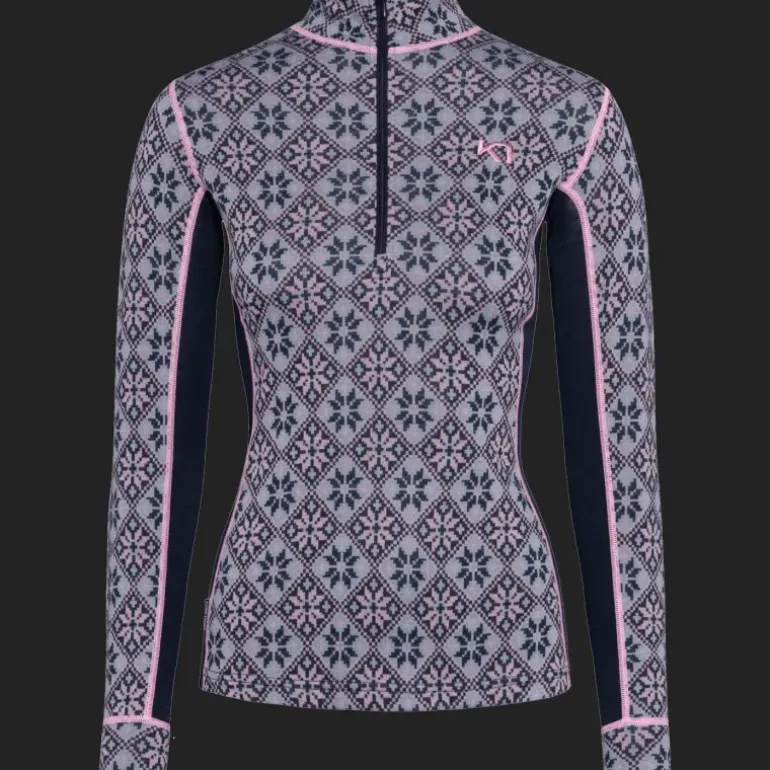 Rose Half Zip, ulltröja, dam - Överdelar Ull Dam - Rose Half Zip, ulltröja, dam