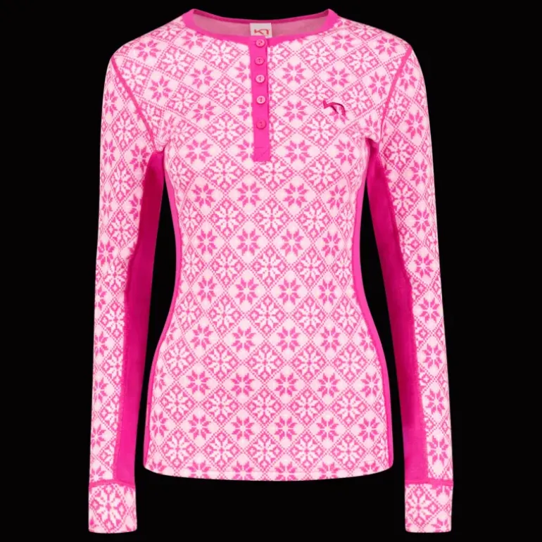 Rose Long Sleeve, ulltröja, dam - Överdelar Ull Dam - Rose Long Sleeve, ulltröja, dam