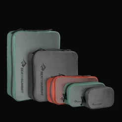 Sea To Summit Hydraulic Packcube Set 3 st, packpåsar - Diverse Vandringsutrustning - Sea To Summit Hydraulic Packcube Set 3 st, packpåsar