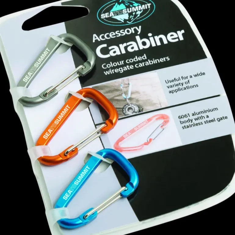 Sea To Summit Small Carabiner 3Pk - Diverse Vandringsutrustning - Sea To Summit Small Carabiner 3Pk