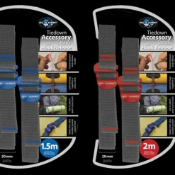 Sea To Summit Tiedown Hook Strap 2M 20Mm Red - Diverse Vandringsutrustning - Sea To Summit Tiedown Hook Strap 2M 20Mm Red