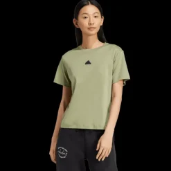 Signature Graphic Print T-Shirt, t-shirt, dam - Fritids-T-Shirt - Signature Graphic Print T-Shirt, t-shirt, dam